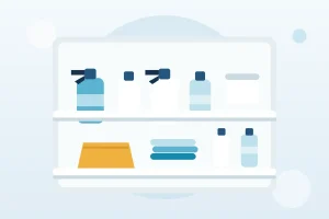how to store cleaning products