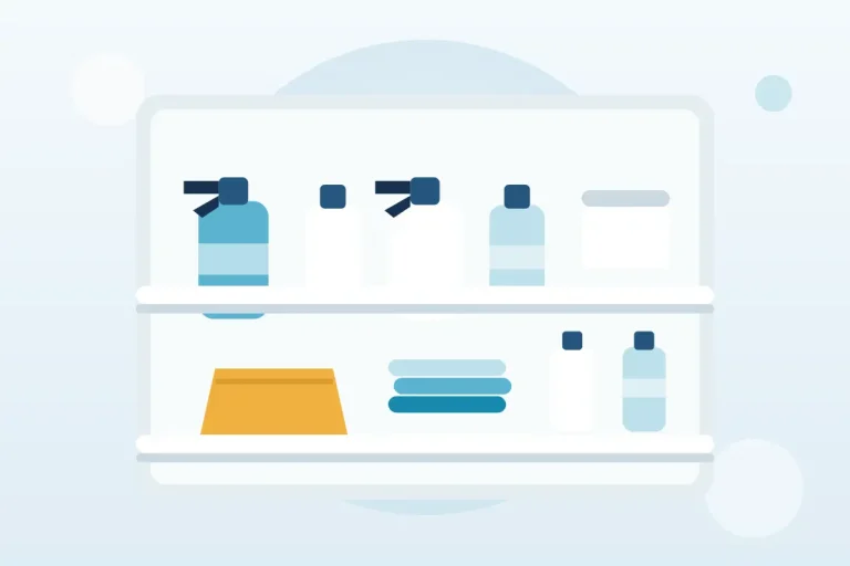 how to store cleaning products